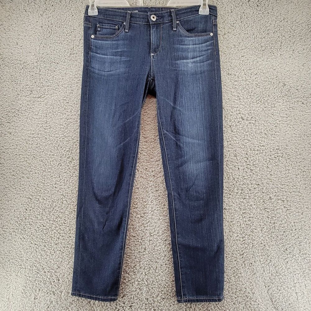 Adriano Goldschmied AG Jeans Womens 25 The Stevie Capri Slim Straight Denim